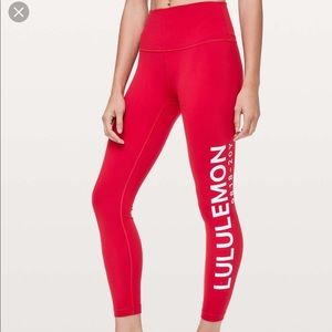 limited edition Lululemon wunder under pants